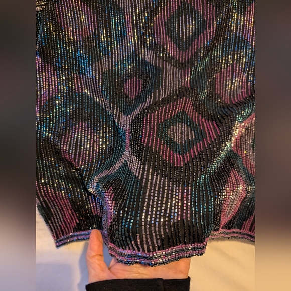 80s Carolyne Barton Evening Blouse - Picture 7 of 10